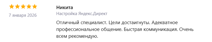 Скриншот отзыва на Профи.ру 4